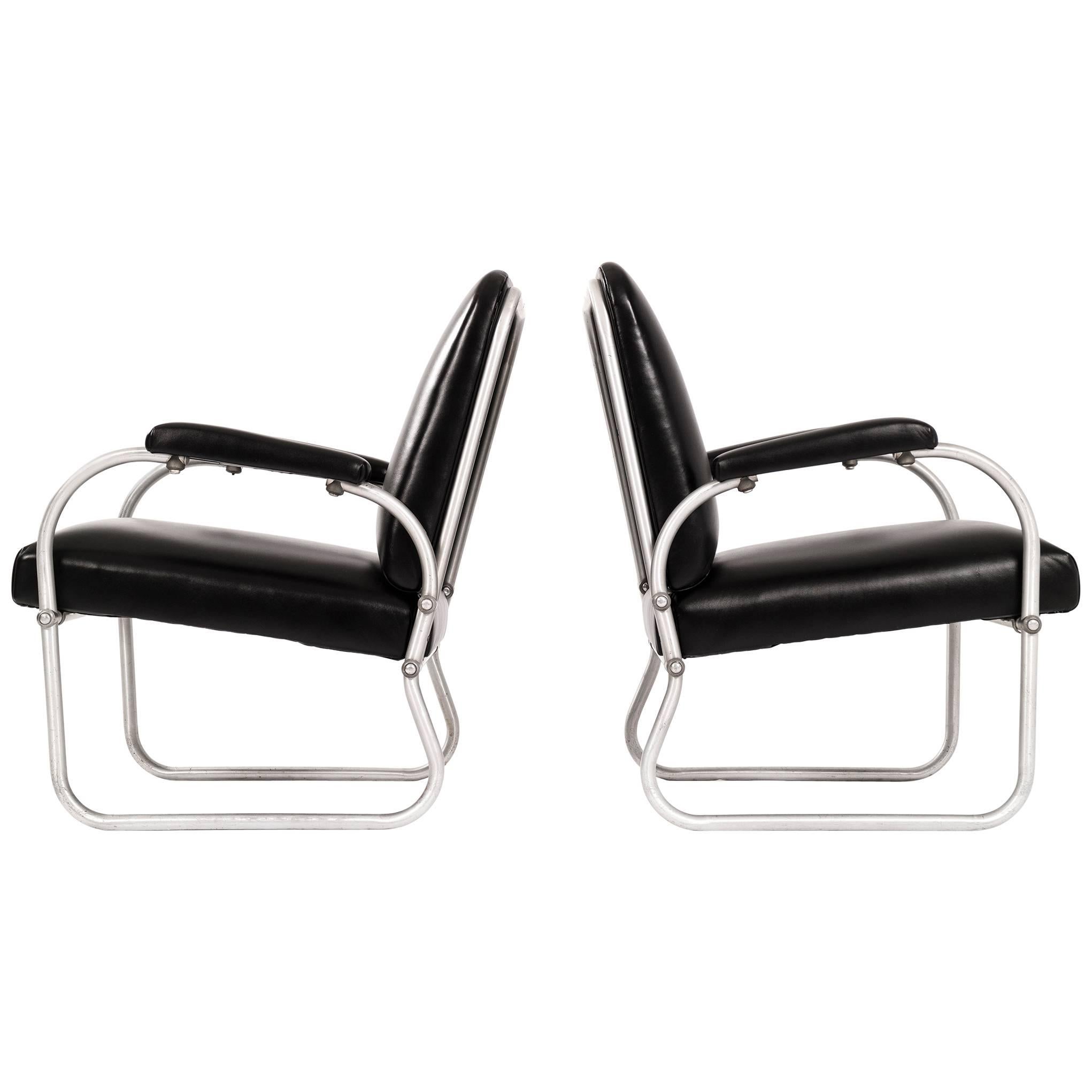 Pair of Warren McArthur for Namco Lounge Chairs