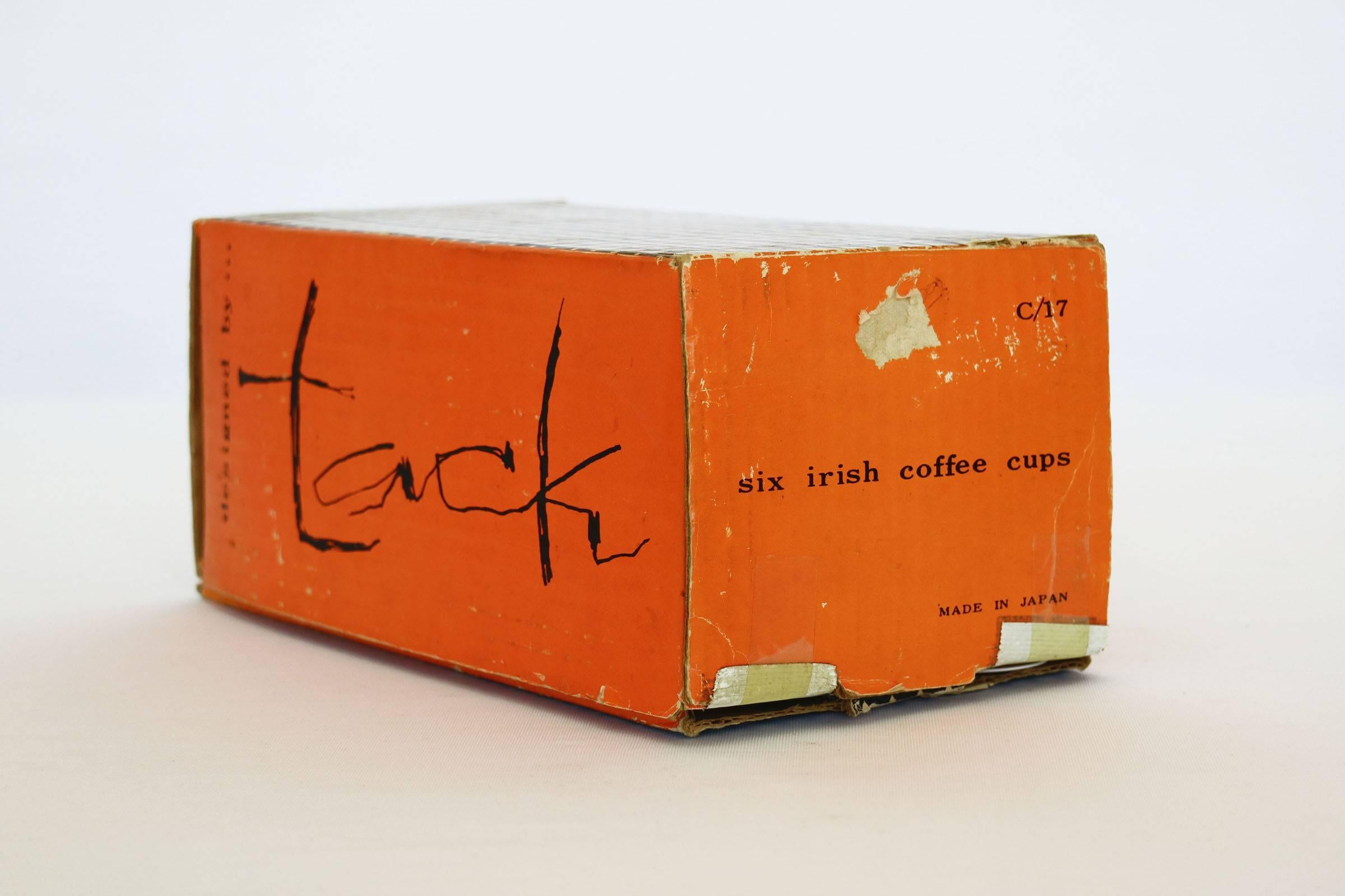 American Six Cup Espresso Set by Lagardo Tackett For Sale
