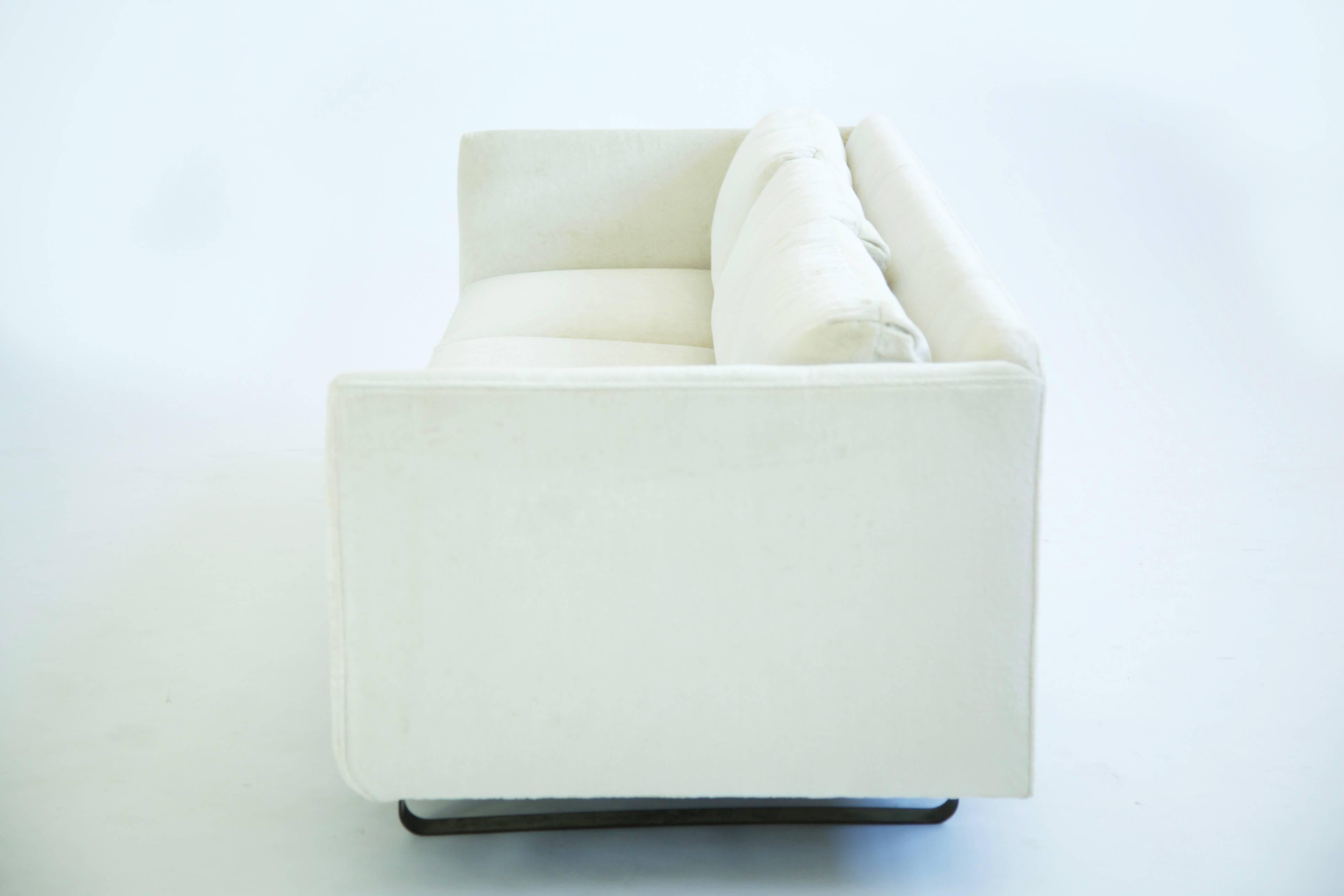 Milo Baughman Sled-Base Sofa 2