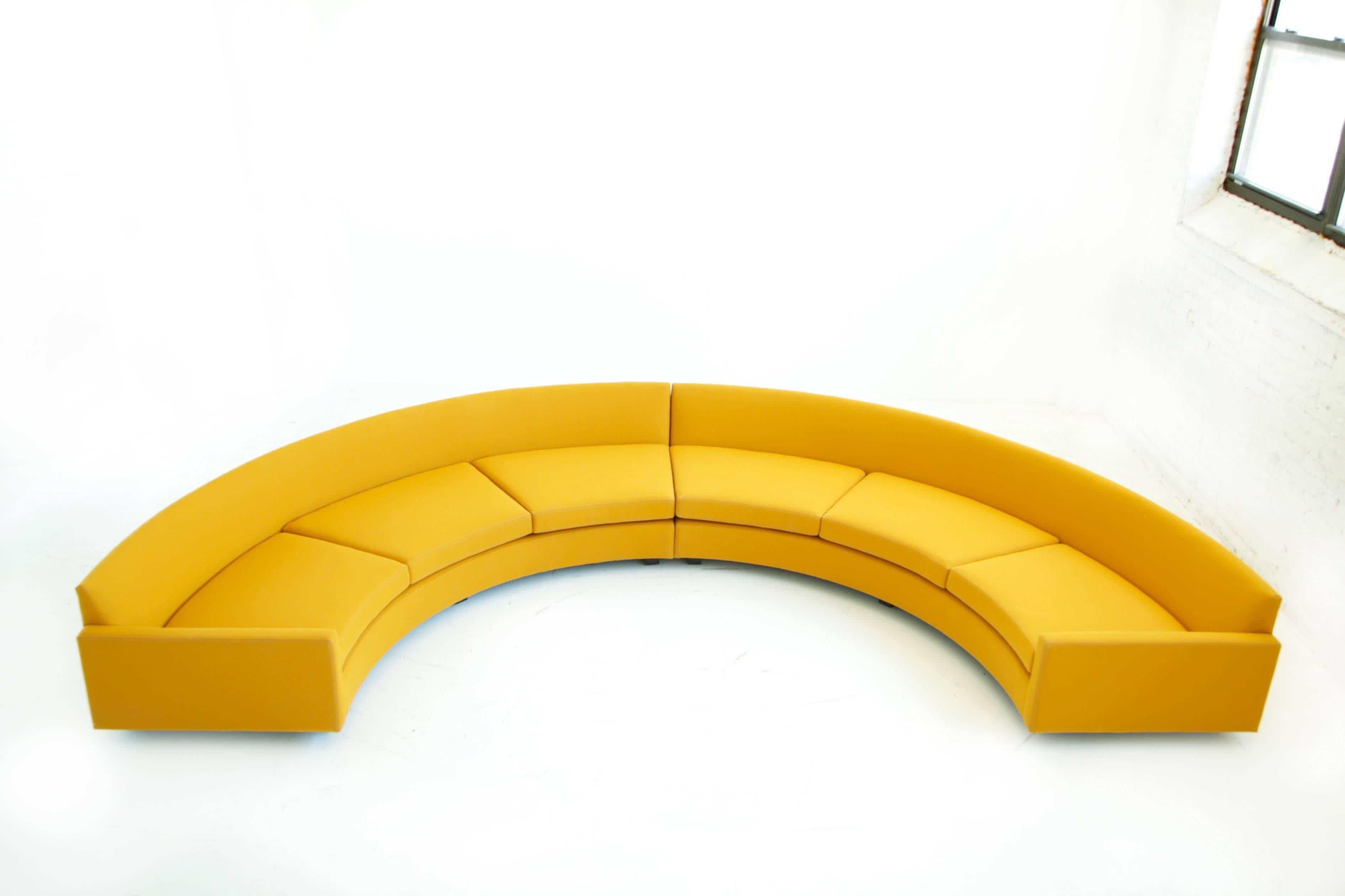 semi circle sofa