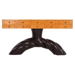 Wendell Castle „Twisted“ Buffet-Konsole, ebonisiertes Mahagoni, 1990