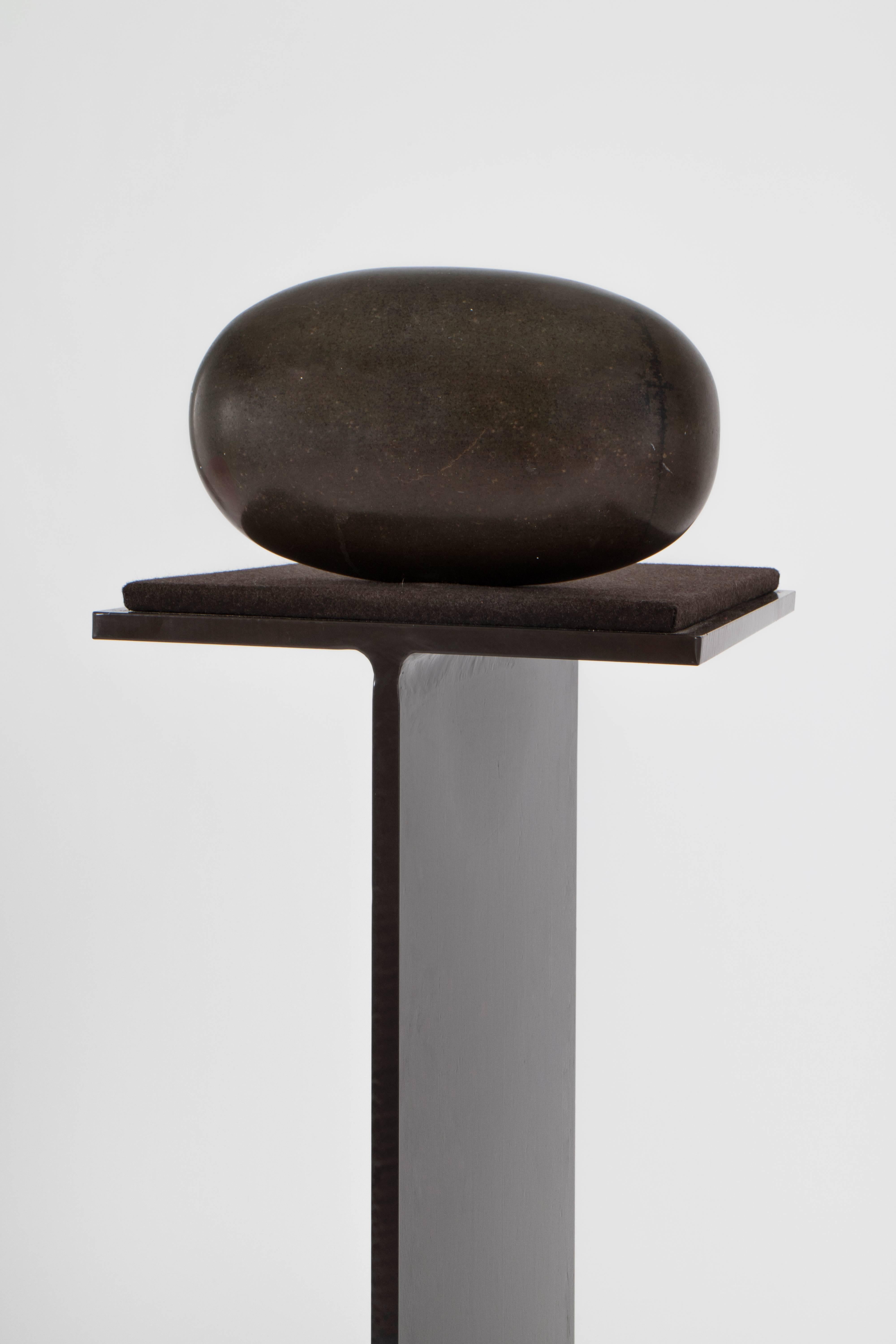 Polished Stone Sculpture For Sale