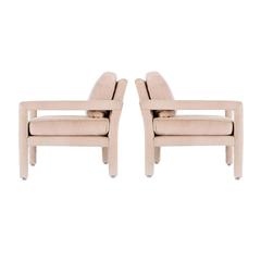 Pair of Milo Baughman Parson Chairs 1