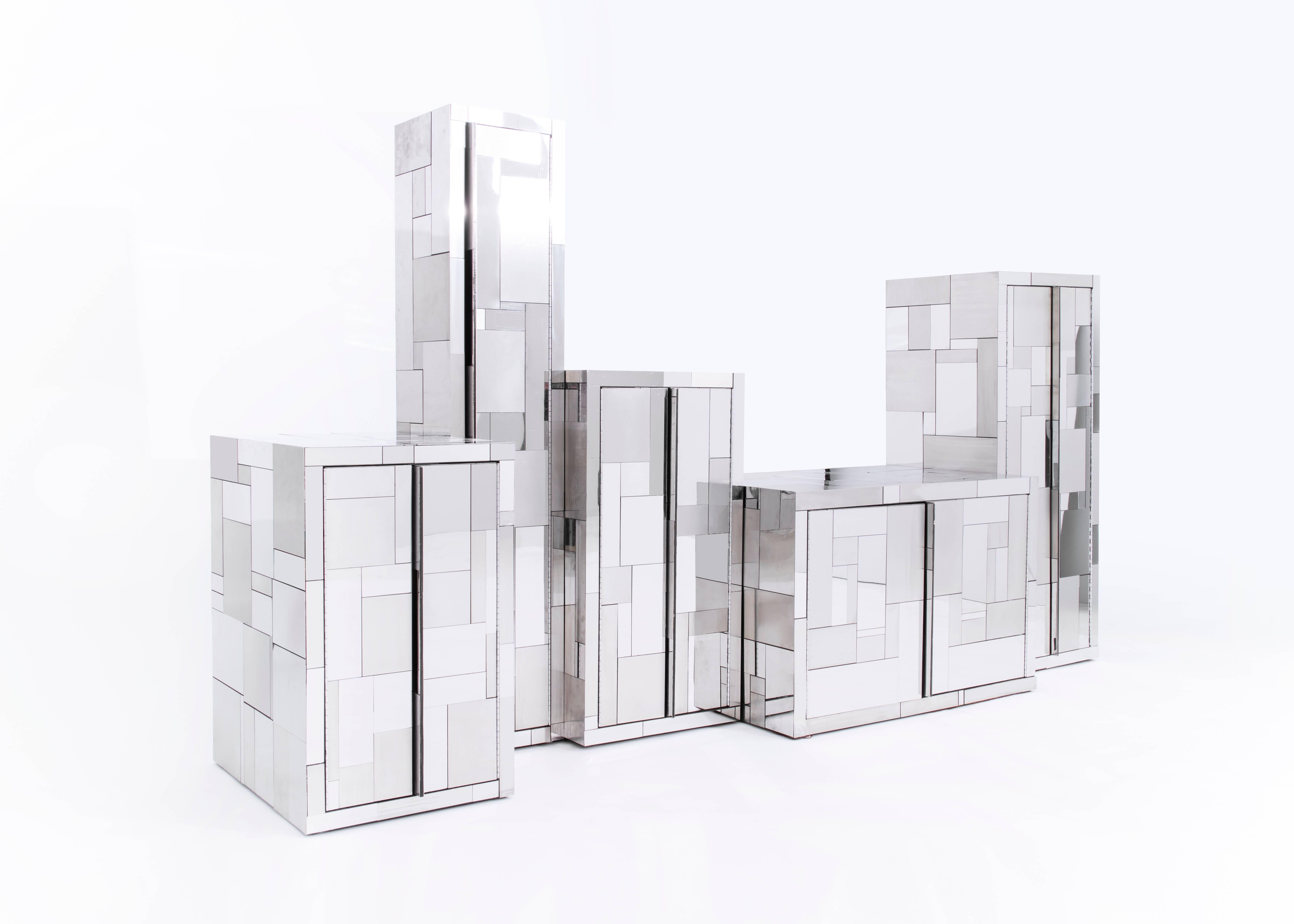 Paul Evans cityscape skyline for Directional, titled 