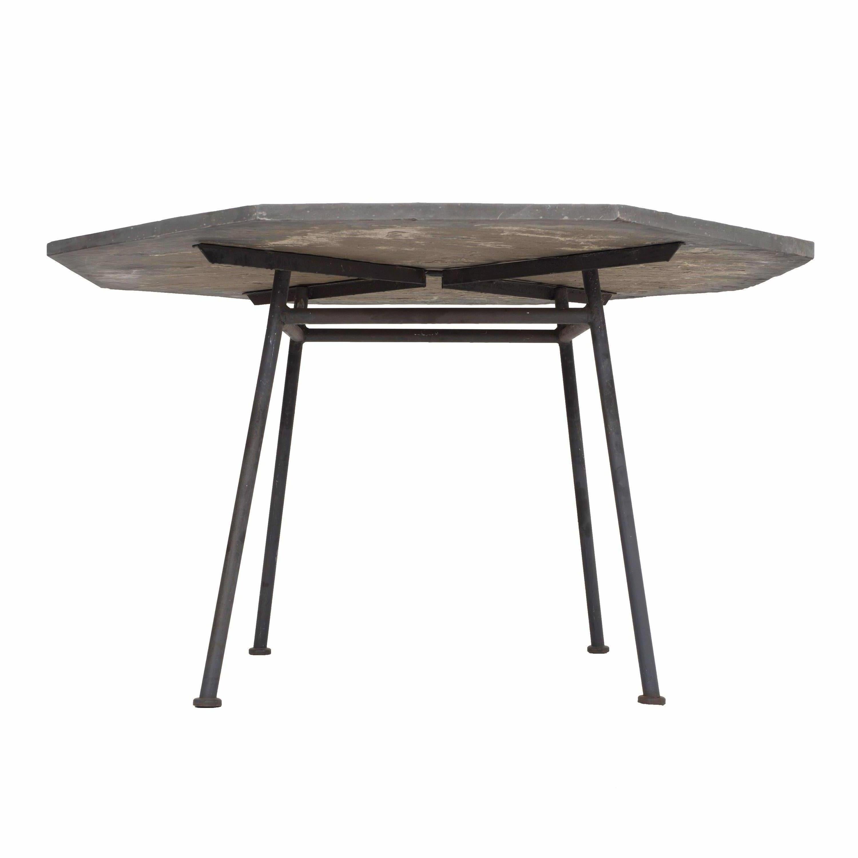 American Russell Woodard Outdoor Dining Table