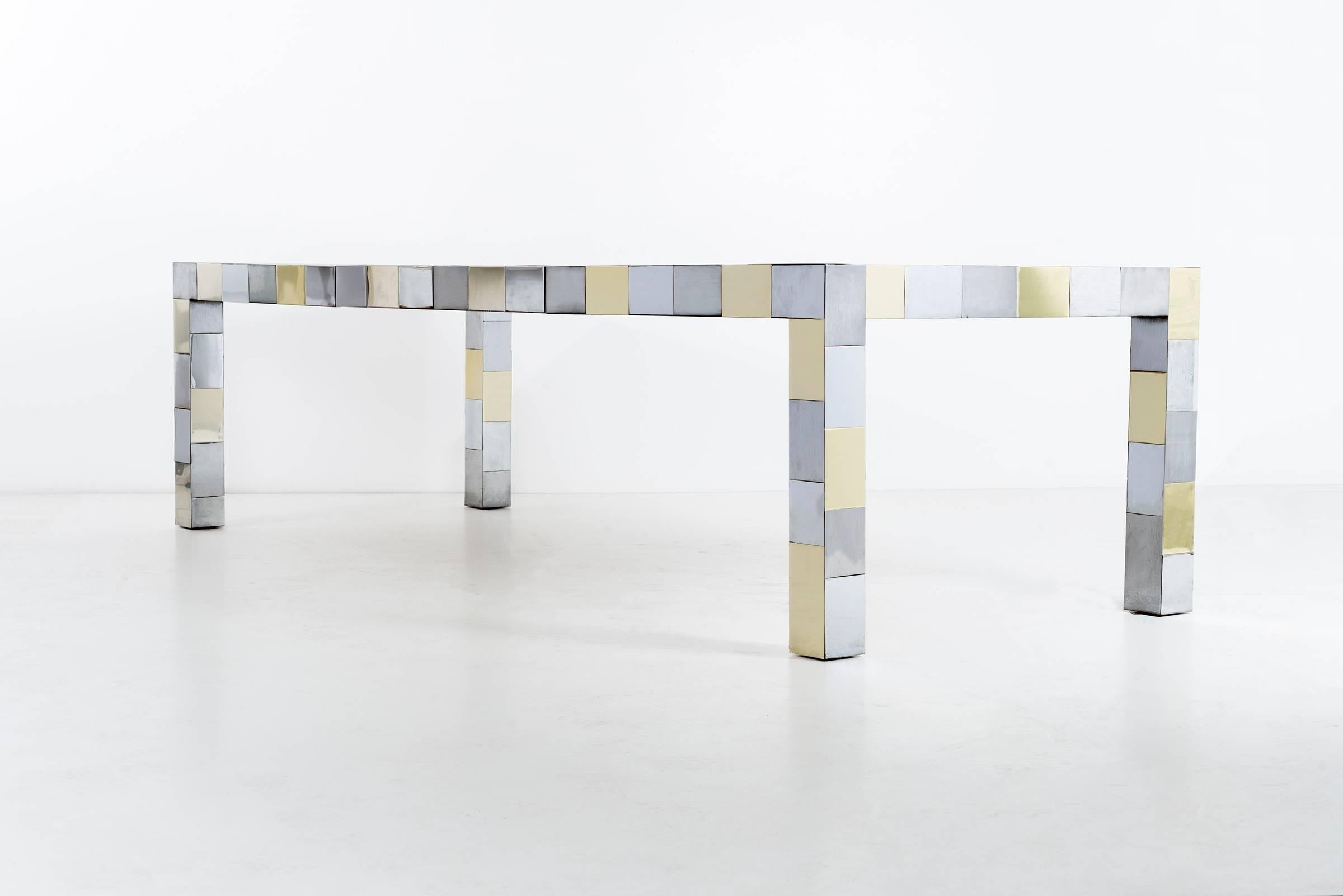Brushed Paul Evans Dining Table