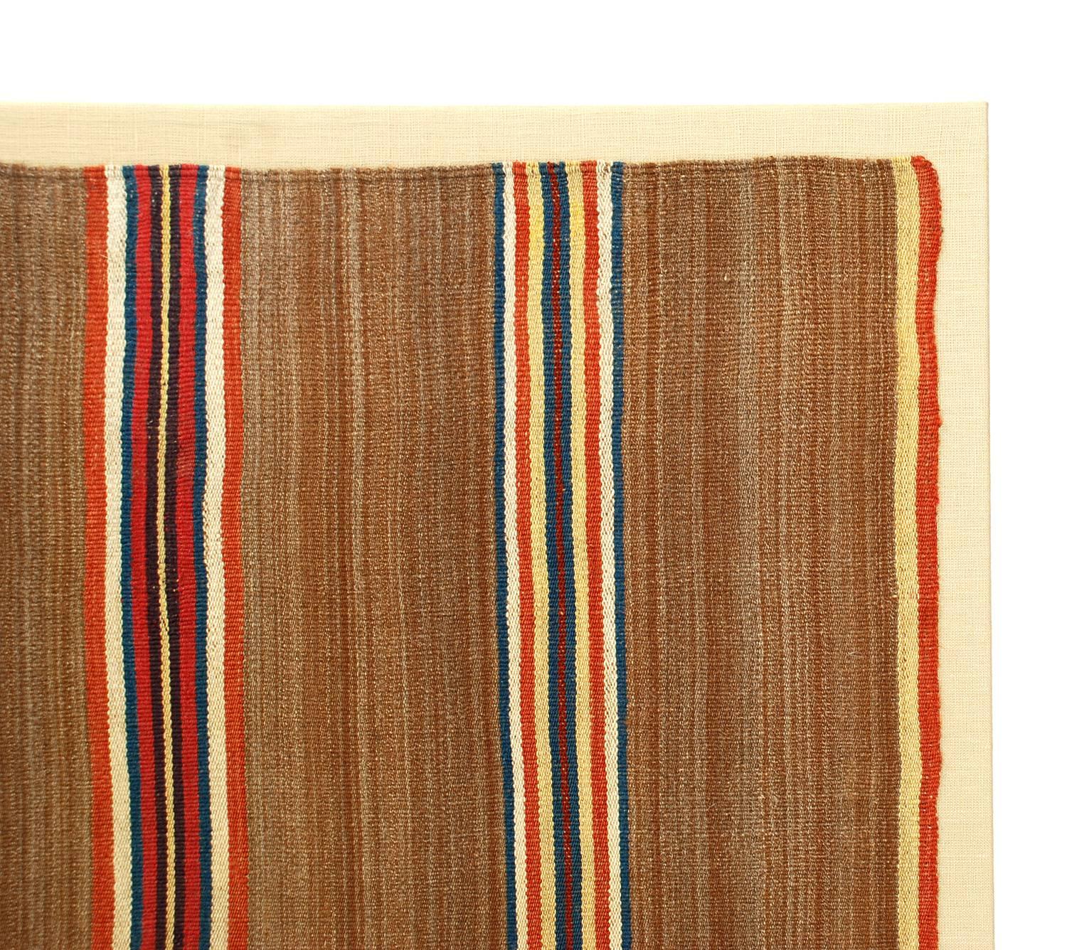 Wool 19th Century 'Tari' Shaman's Cloth in Natural Colors, circa 1880 For Sale