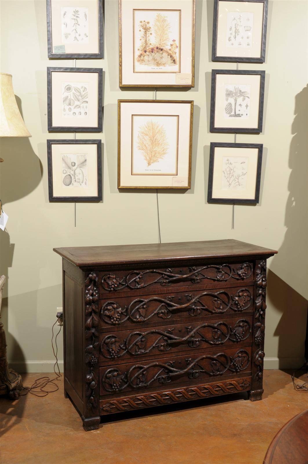 European Late 18th to Early 19th Century Black Forest Commode