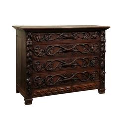 Late 18th to Early 19th Century Black Forest Commode