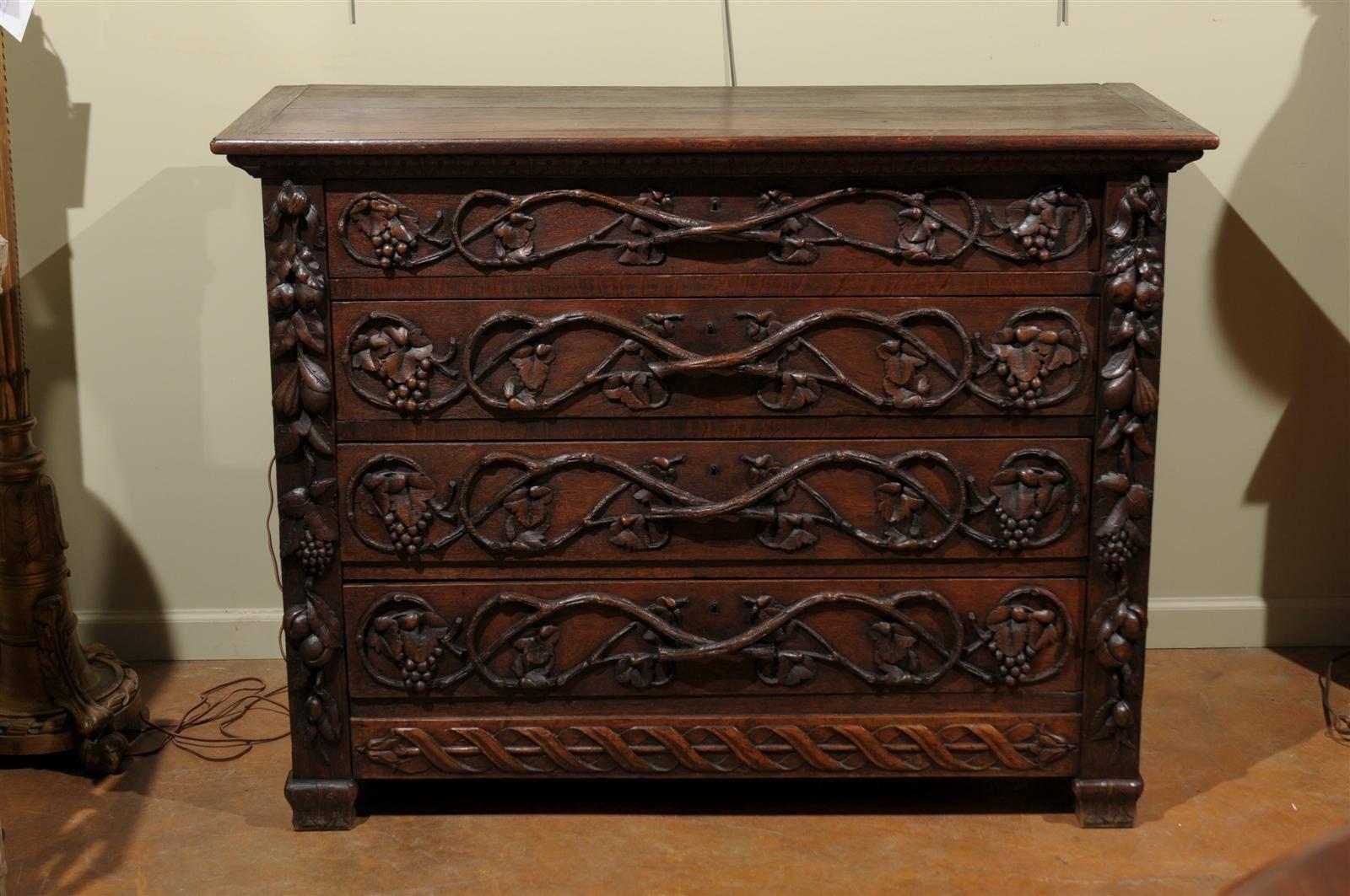 Late 18th to Early 19th Century Black Forest Commode 1