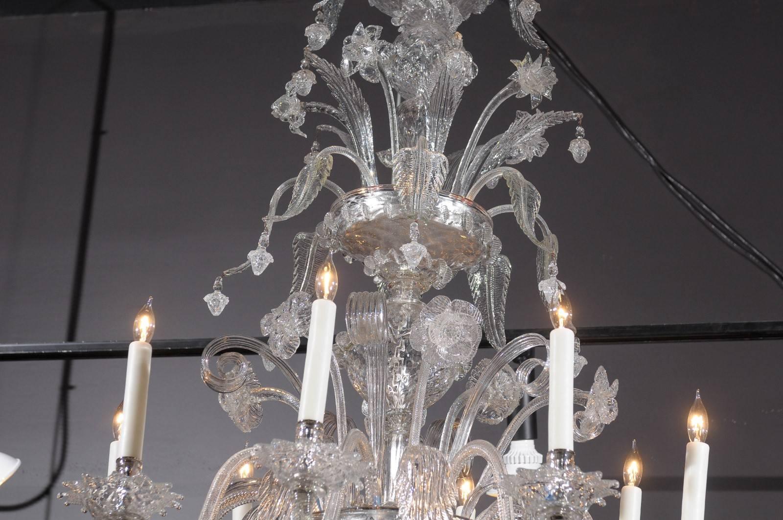 Early 19th Century Early 1800s Murano Eight-Light Chandelier