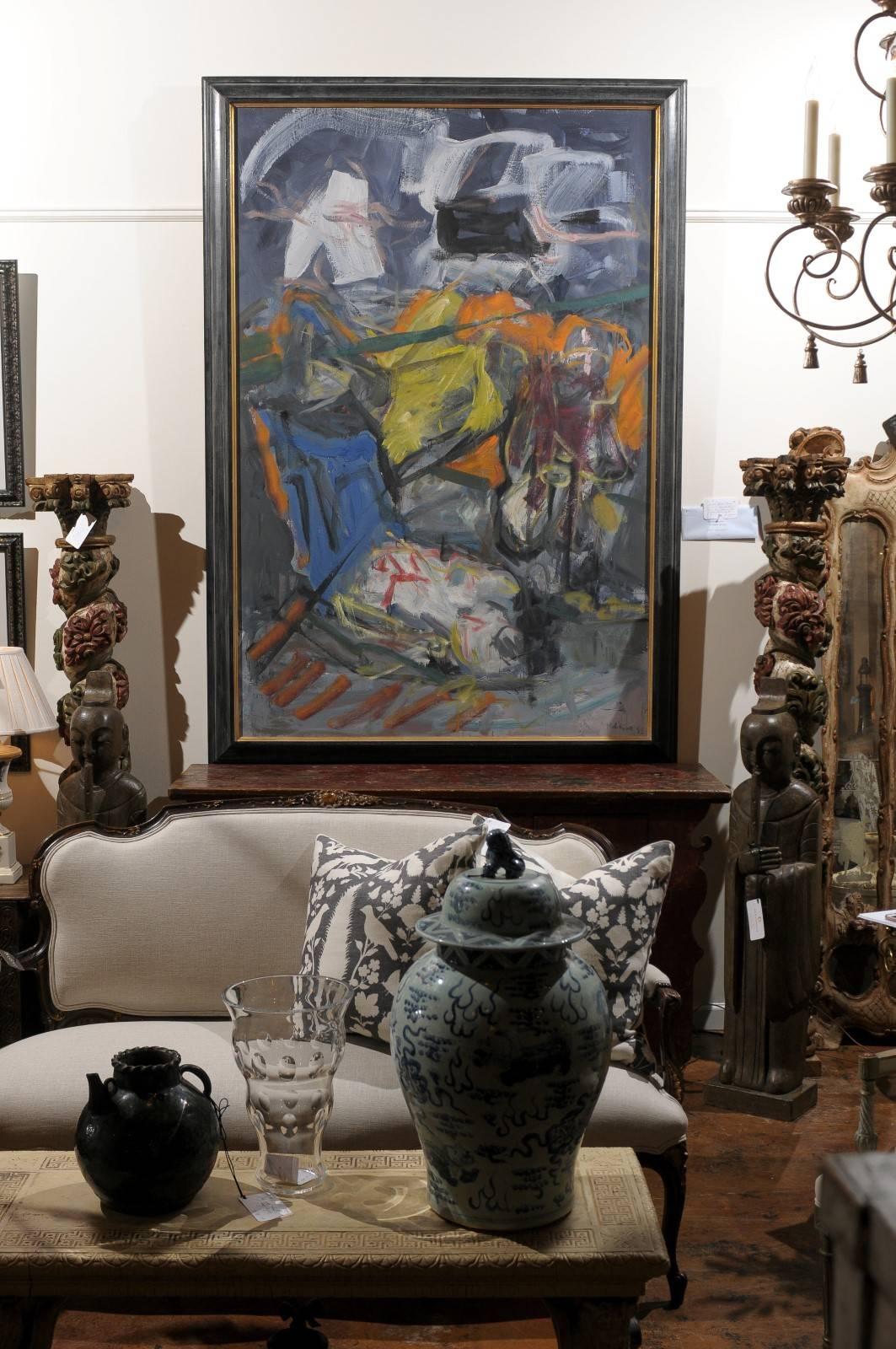 Oil on linen by artist Isabelle Melchior born 1950, Paris, France.