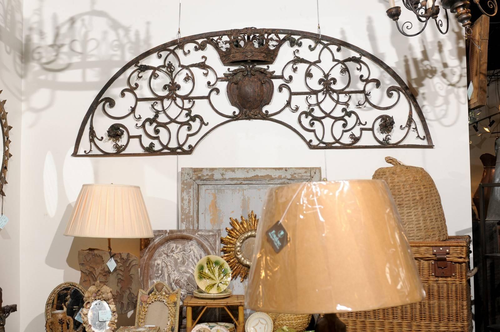 19th Century French Iron Arch