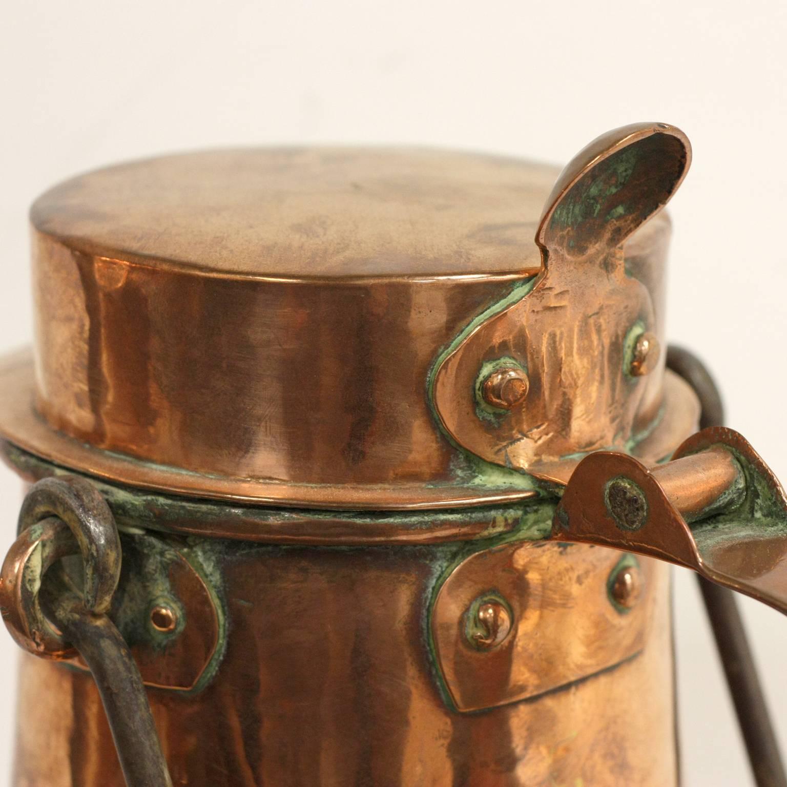 Mid-19th Century French Copper Coquemar