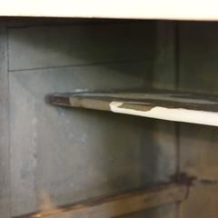 French Buffet with Glass Front Top