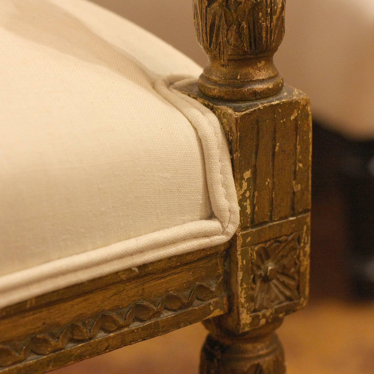 19th Century French Bench with Arms 3