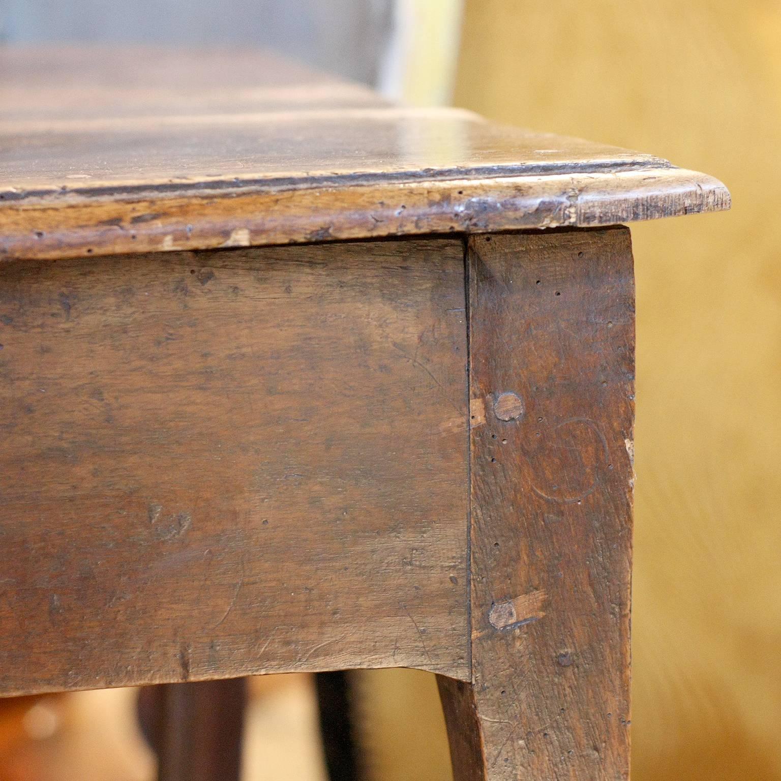 French Early 19th Century Walnut Side Table 2