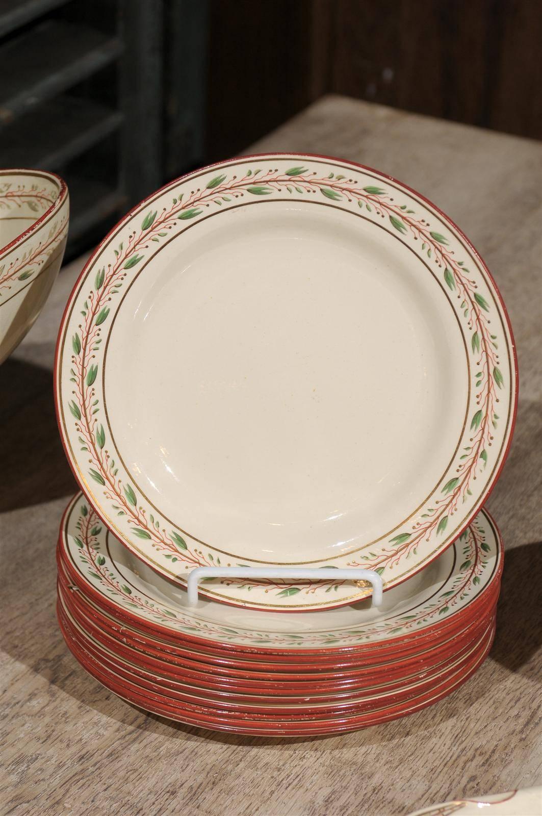 Early 19th Century 20-Piece Wedgwood Seashell and Seaweed Set, Maker Marked 4