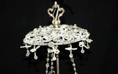 Antique Chandelier. Crystal Pendant Plafonnier