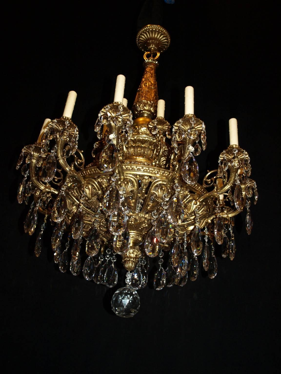 French Antique Chandelier Louis XVI Chandelier For Sale