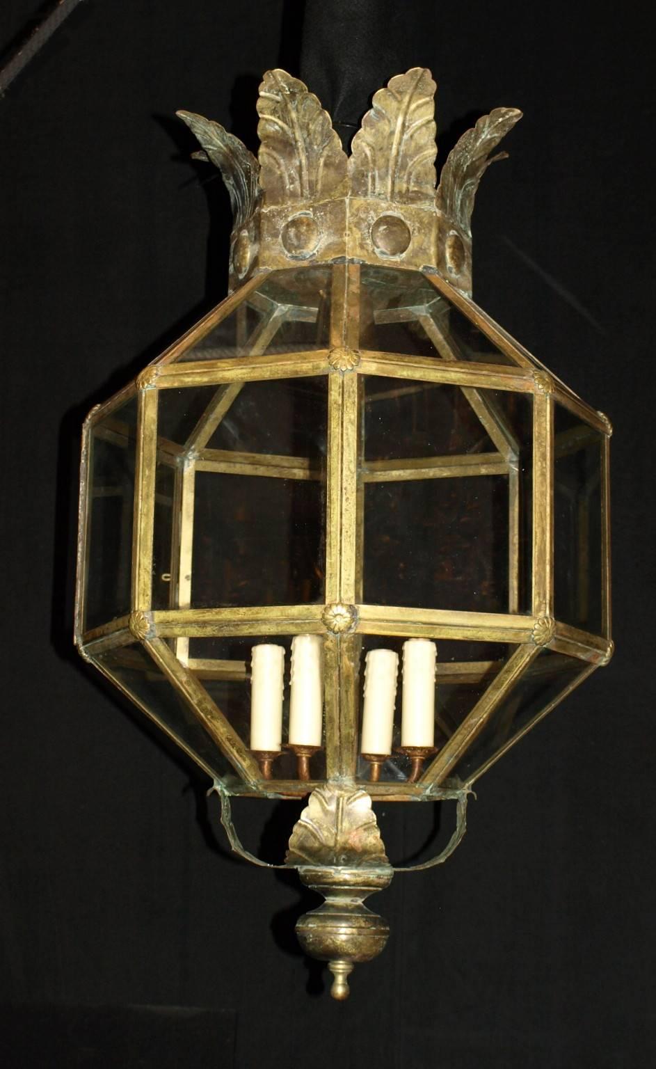 Italian Antique Chandelier, Venetian Lantern