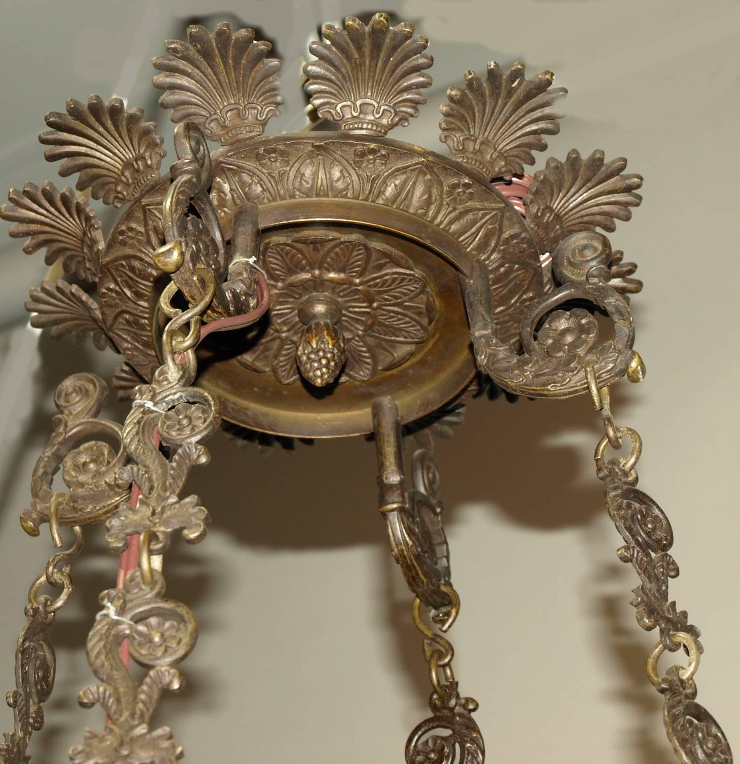 Antique Chandelier, Empire Style Chandelier For Sale 3