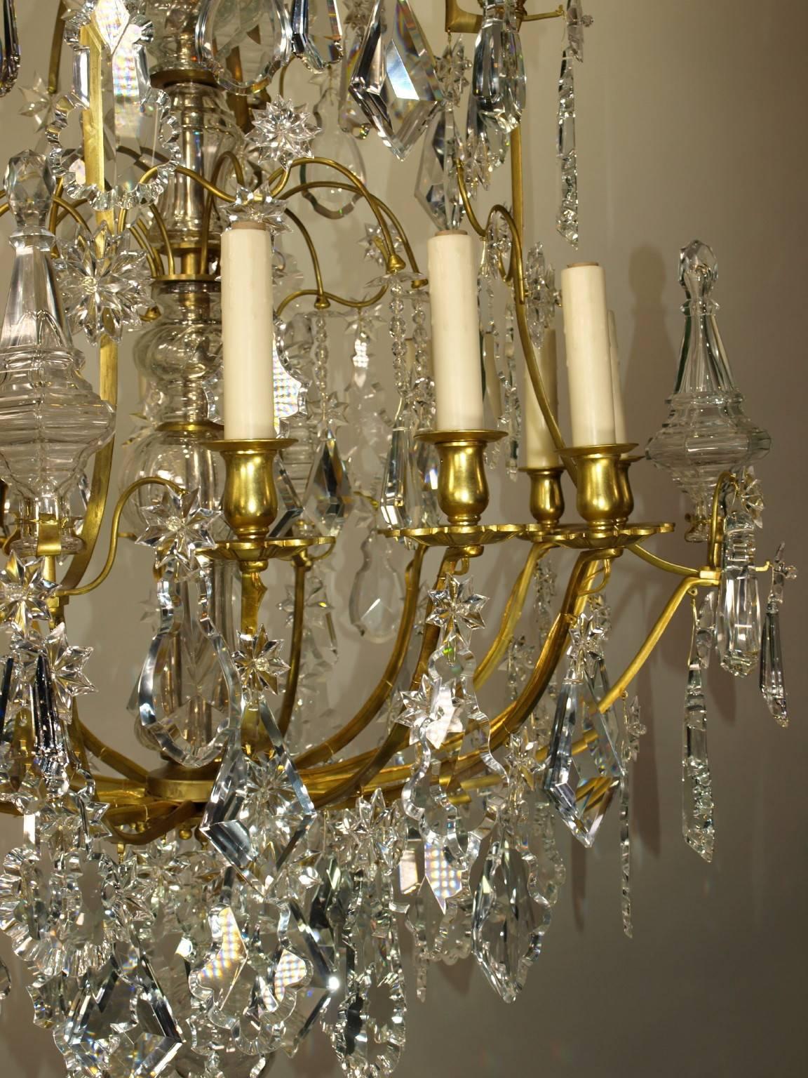 baccarat chandelier antique