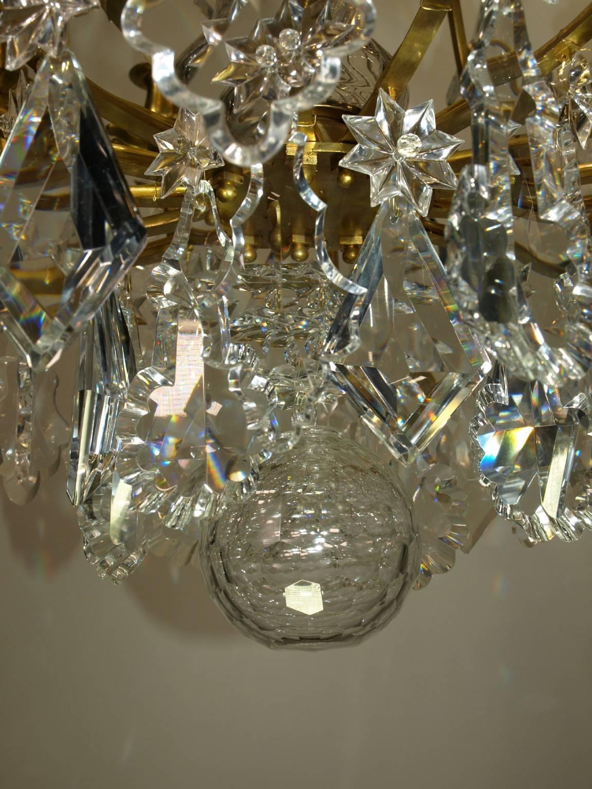Louis XV Antique Chandelier by Baccarat For Sale