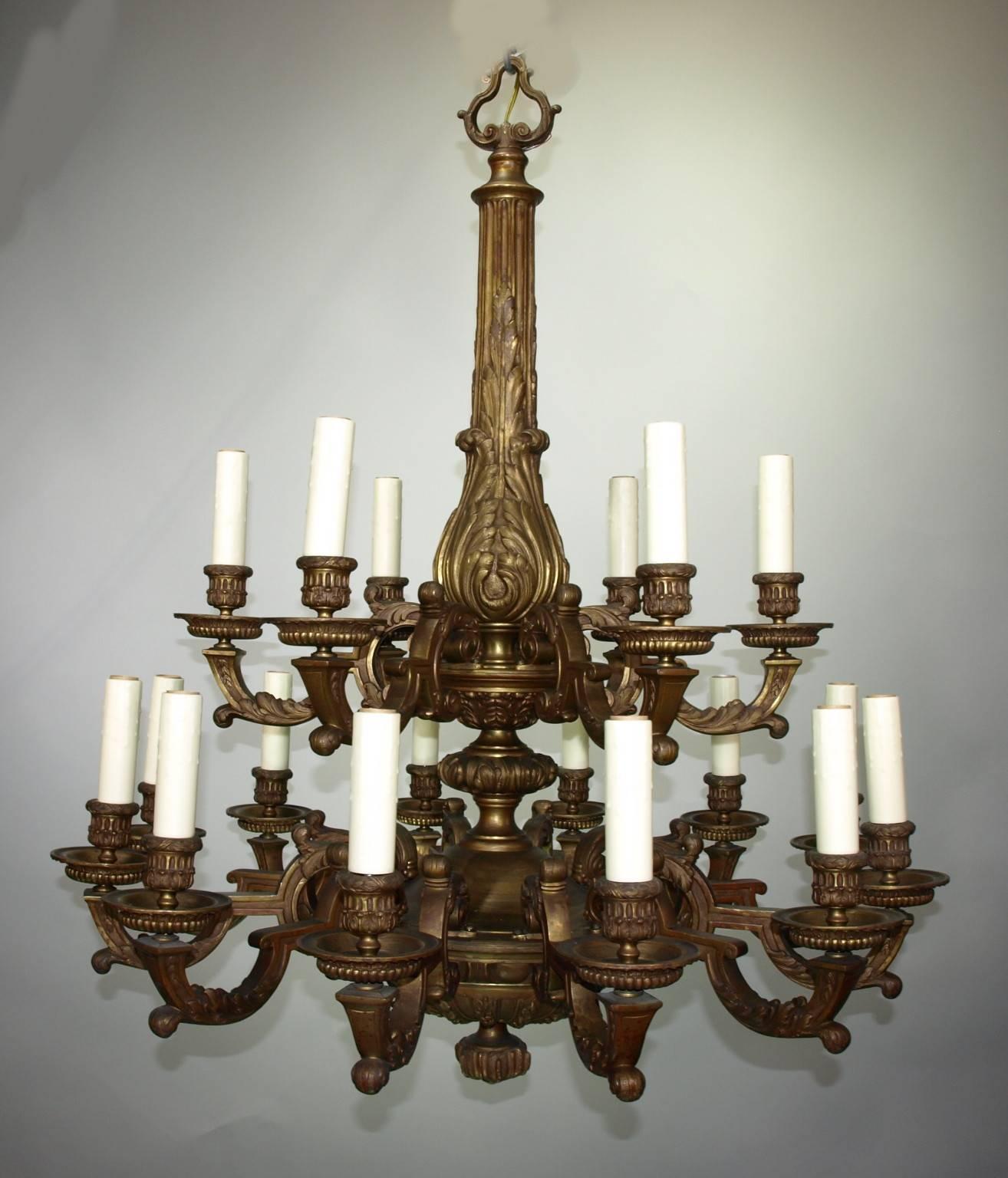 French Antique Chandelier, Regency Style For Sale