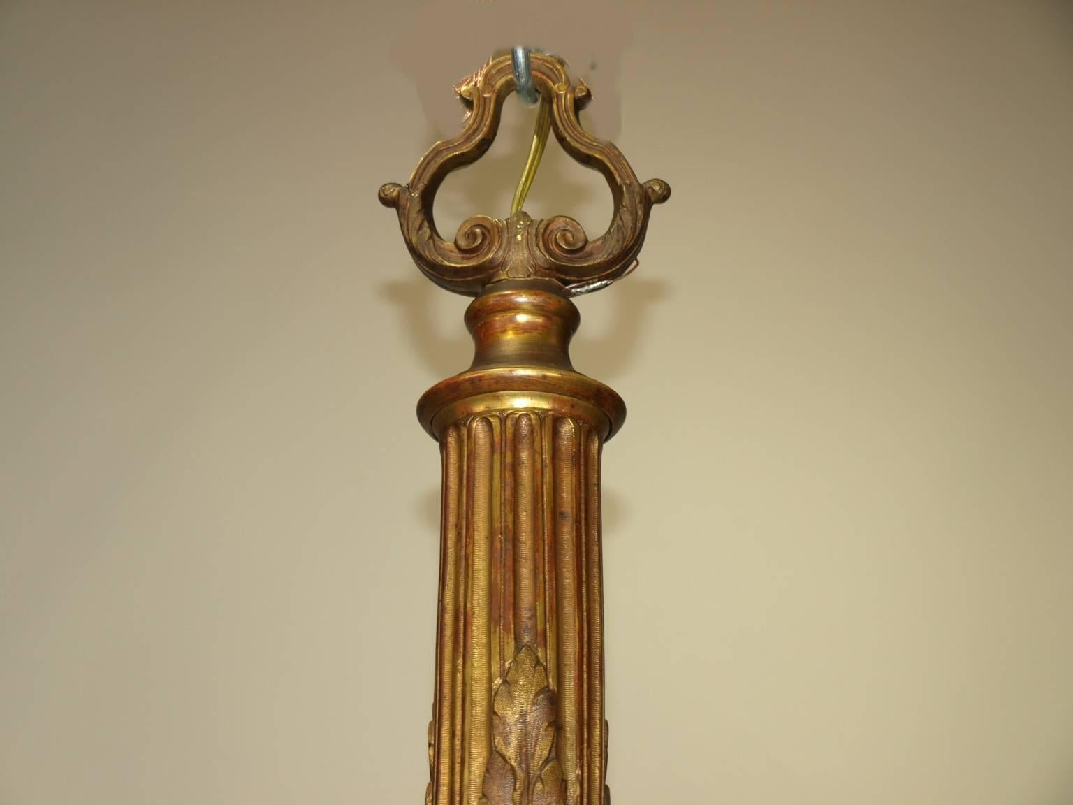 Early 20th Century Antique Chandelier, Regency Style For Sale