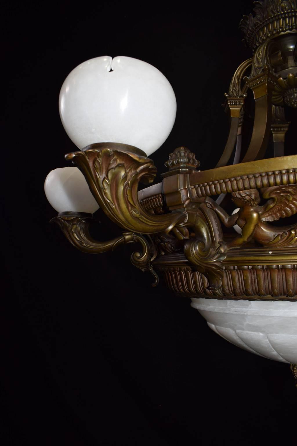 French Antique Lighting, antique chandelier