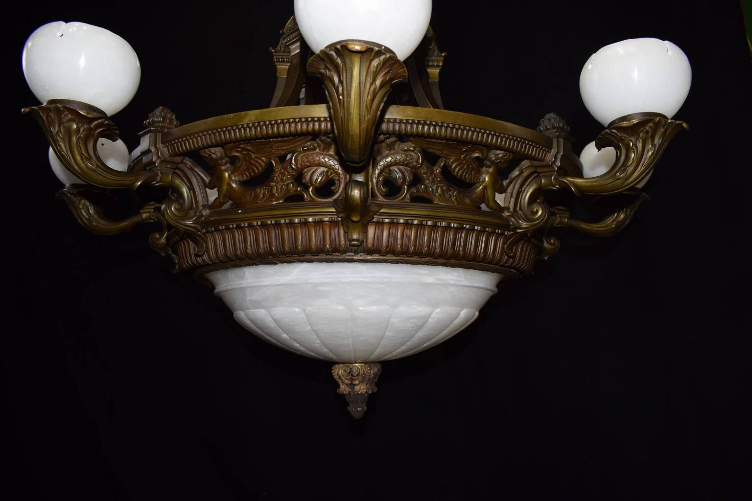 Bronze Antique Lighting, antique chandelier