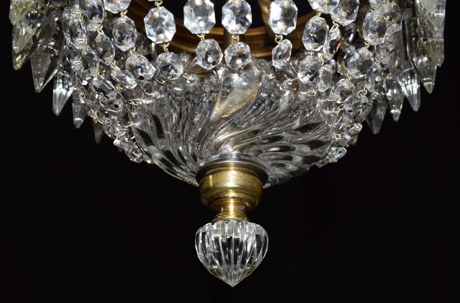 French Antique Lighting, Baccarat Chandelier