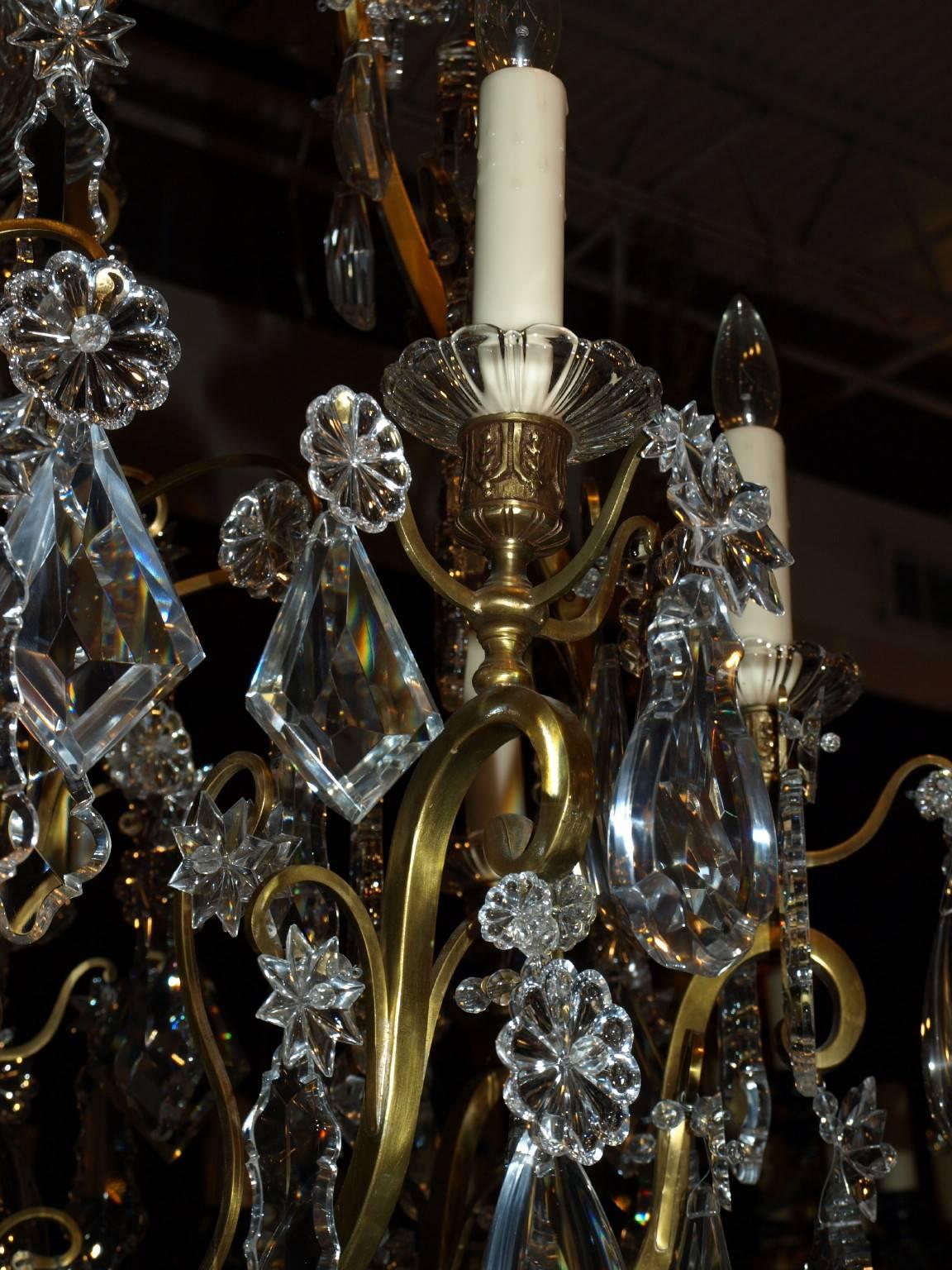 Early 20th Century Antique Chandelier. Baccarat Chandelier For Sale