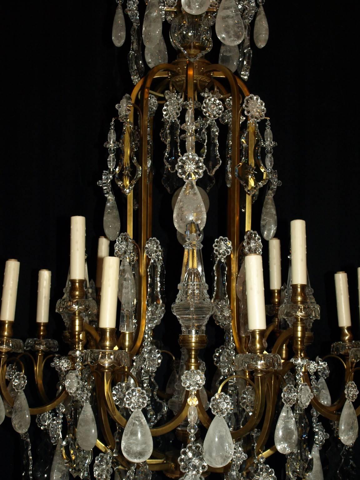 baccarat crystal chandelier antique