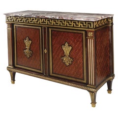 Georges-Francois Alix French Marble Top & Ormolu Commode, France circa 1870