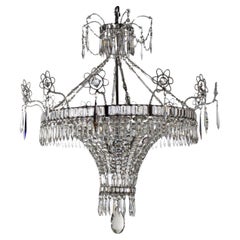 Lustre en cristal et bronze de Maison Jansen