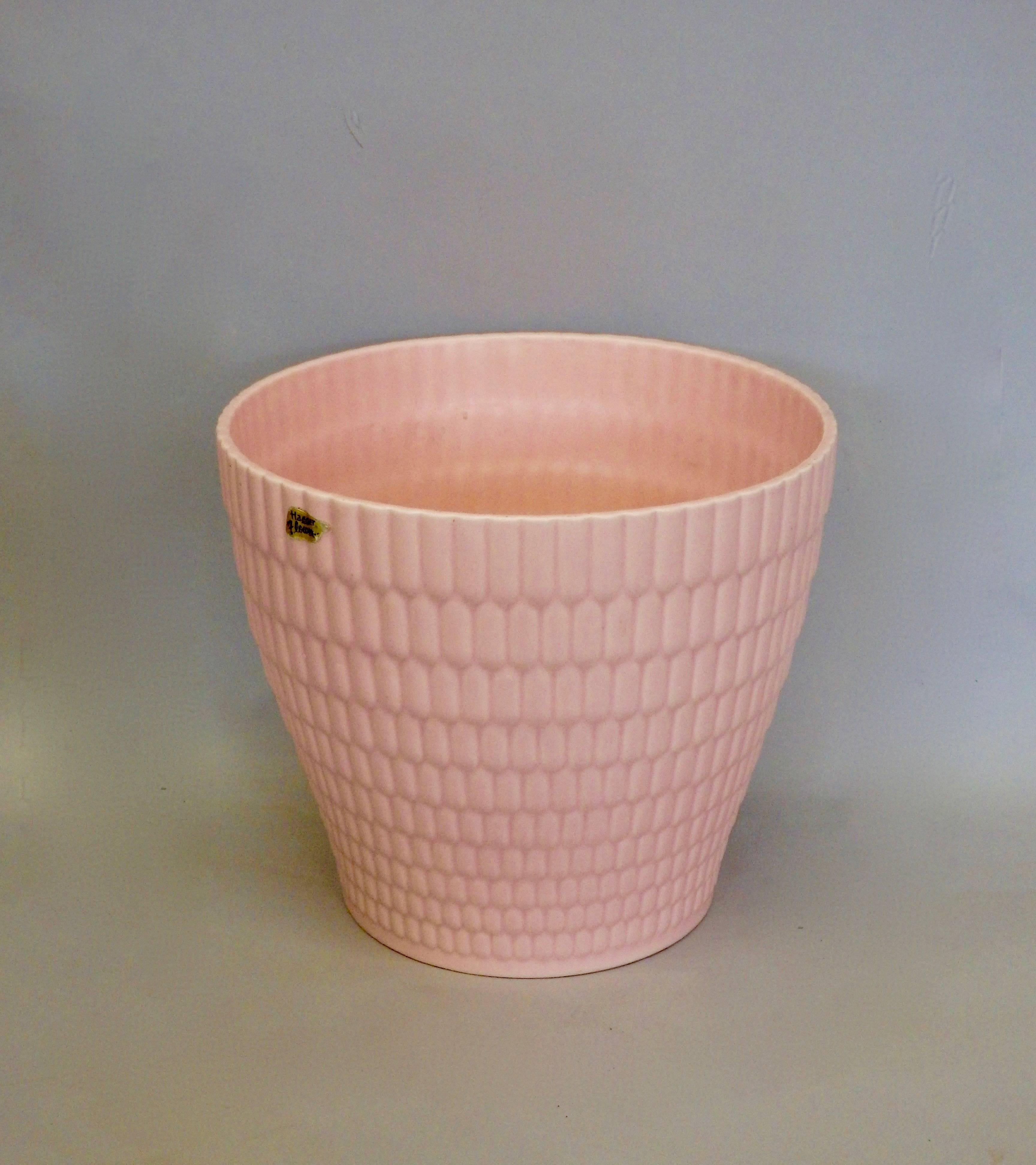 Mid-Century Modern Dorothy Draper Style Pink Planter Pot