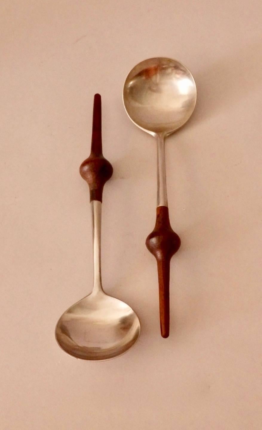 designer serving spoons