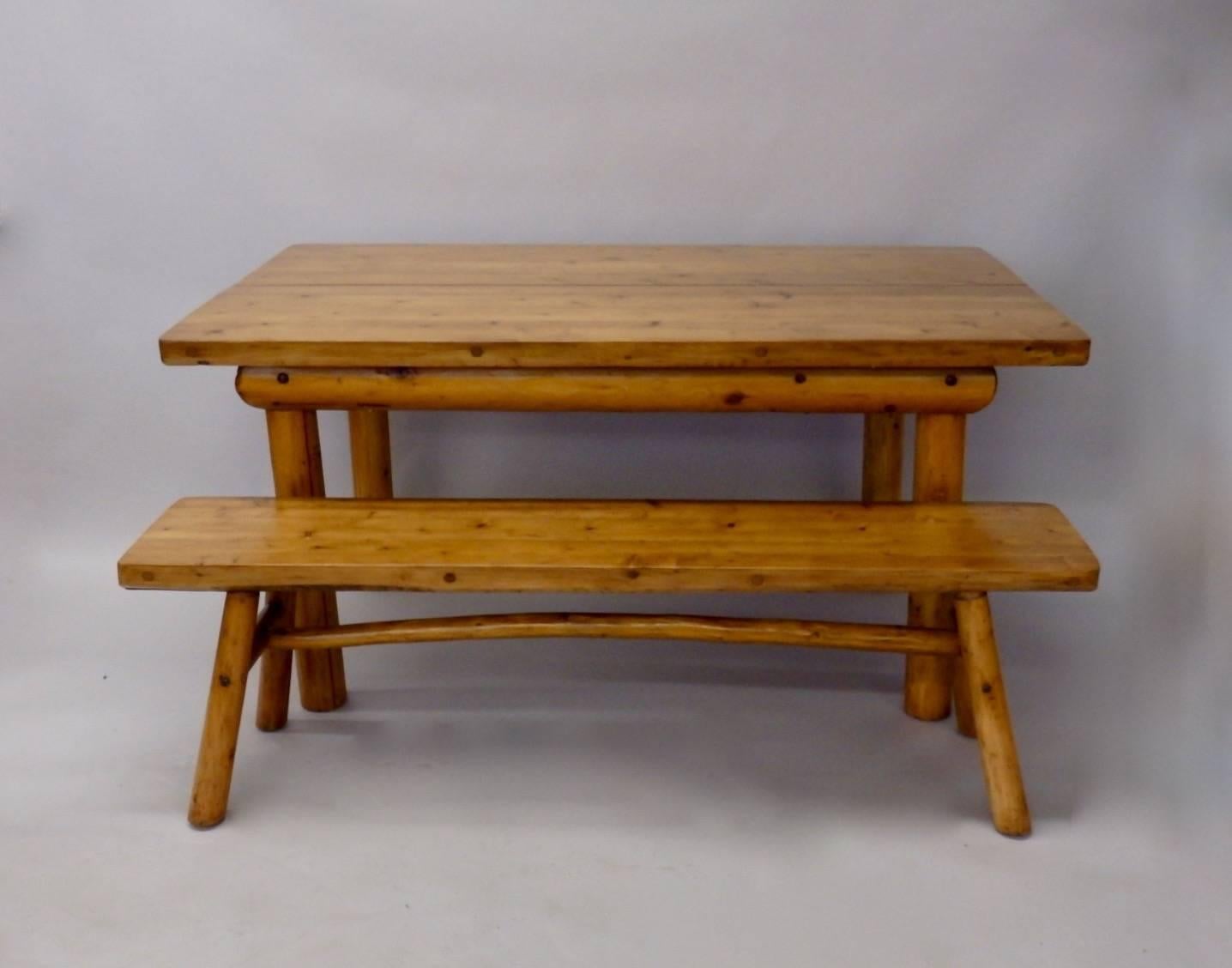 knotty pine table