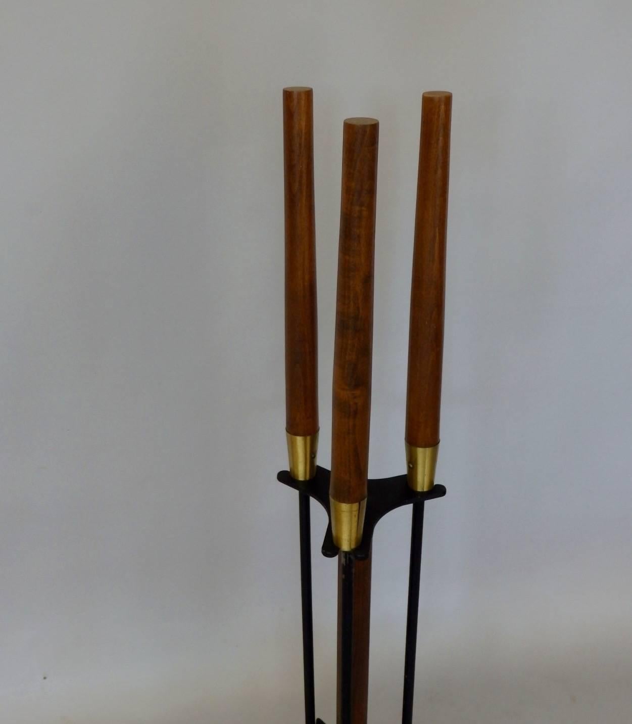 george nelson fireplace tools