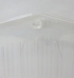 Postmodern Four Post Lucite Bed Frame by Haziza