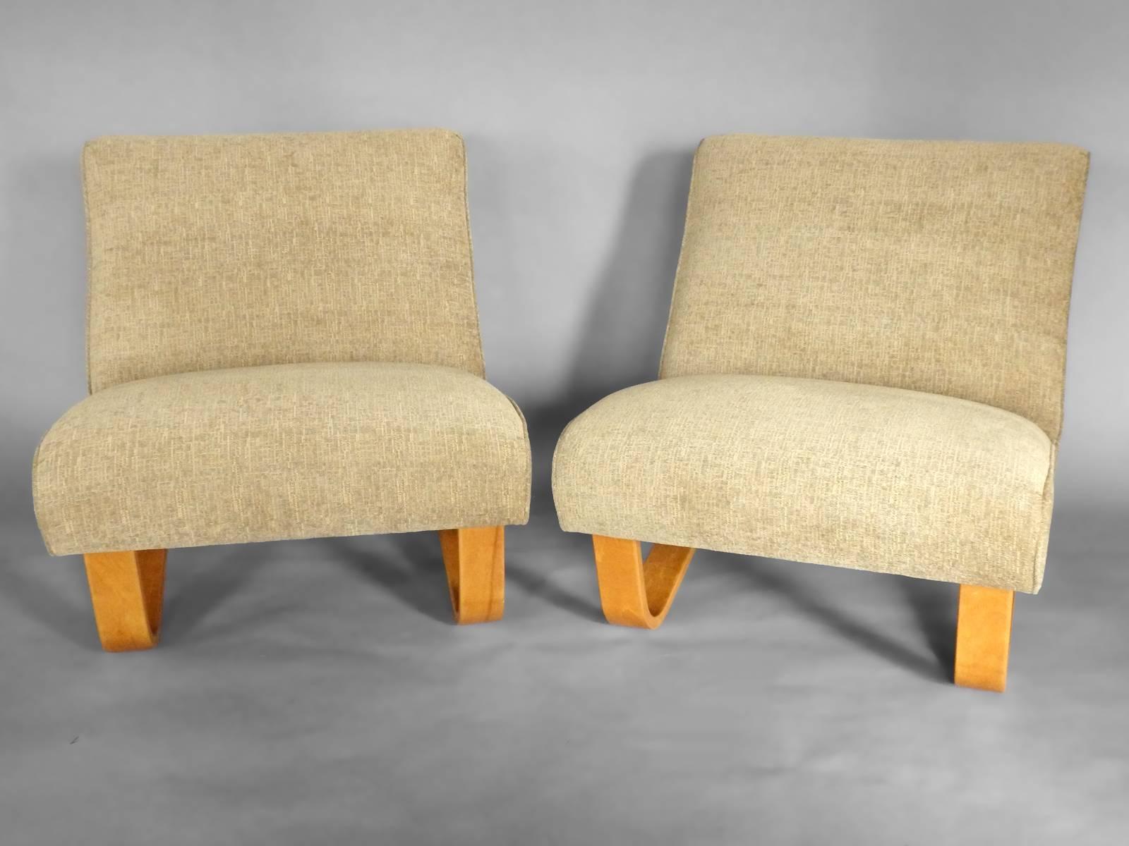 Set of four lounge chairs attributed to Alvar Aalto for Artek.