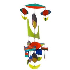 Best Hanging Glass Mobile by Michael and Francis Higgins