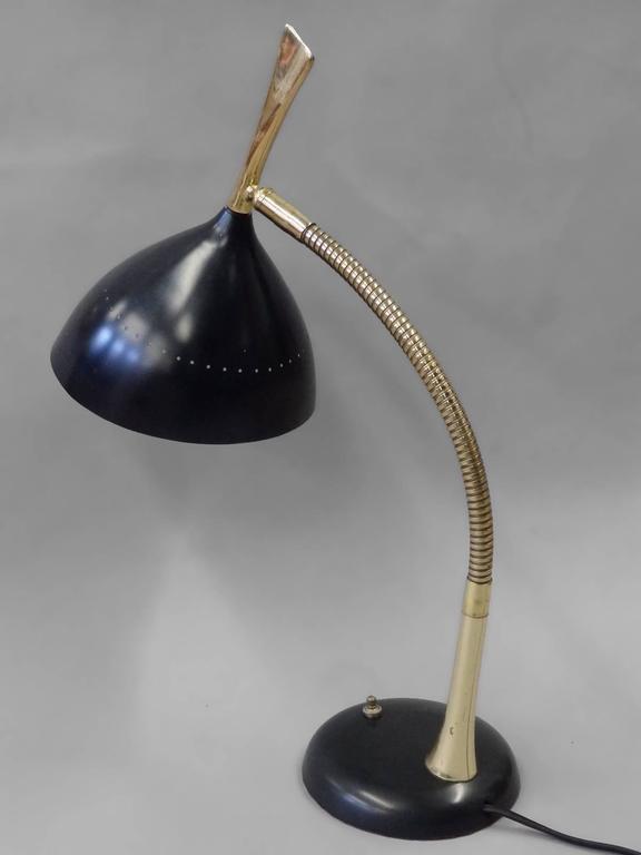 Gerald Thurston For Lightolier Gooseneck Desk Lamp At 1stdibs Mid Century Modern Gerald Thurston For Lightolier Gooseneck Desk Lamp