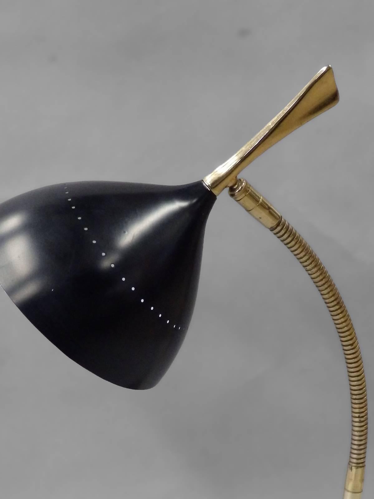 Mid-Century Modern Gerald Thurston for Lightolier Gooseneck Desk Lamp
