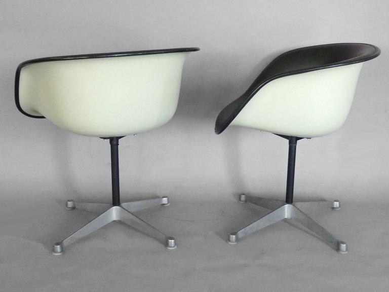 Set of Four Herman Miller Eames Black La Fonda Chairs at 1stdibs Set of Four Herman Miller Eames Black La Fonda Chairs at 1stdibs