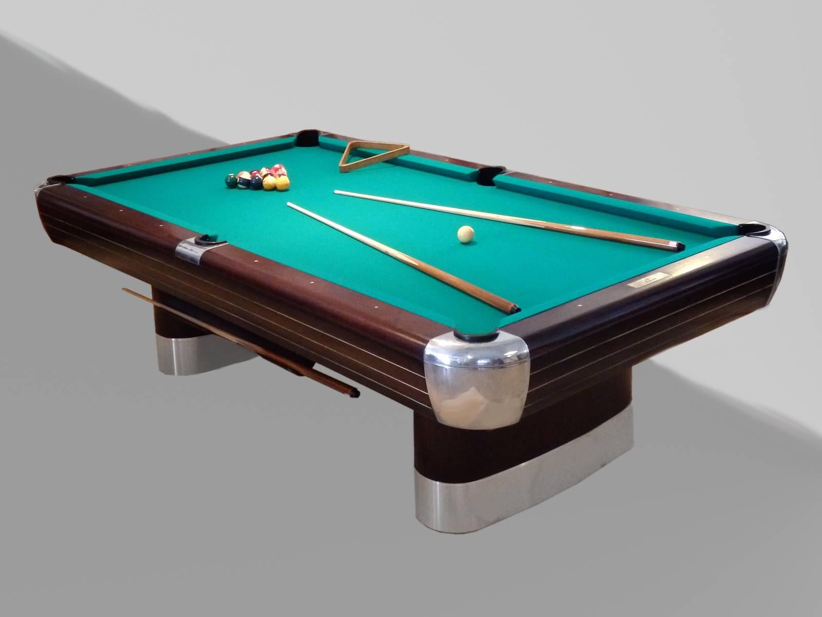 Pool table by Donald Deskey for Brunswick- Balke -Collender.