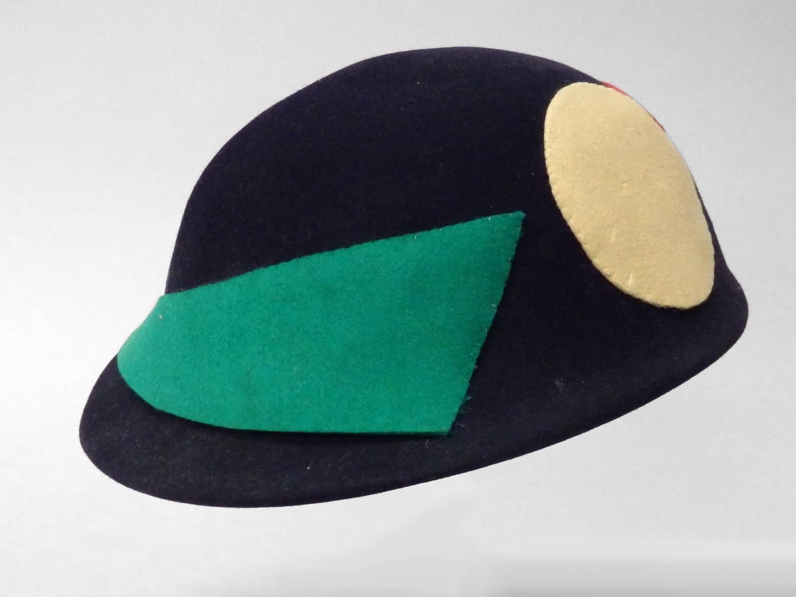 American Art Deco Era Flapper Style Cloche Hat For Sale