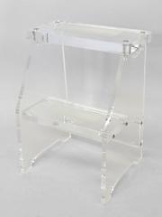 Lucite Step Stool or Display Shelf